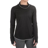 RBX Studio Waffled Cowl Neck Shirt - Long Sleeve (For Women)