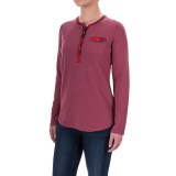 Woolrich Through the Woods Henley Shirt - Long Sleeve (For Women)