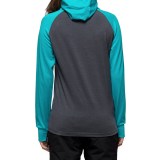 Mons Royale Tech Hoodie Shirt - Merino Wool, Zip Neck, Long Sleeve (For Women)