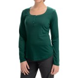 Mountain Hardware Dryspun Henley Shirt - Scoop Neck, Long Sleeve (For Women)
