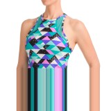 RBX Geo-Print Tankini Top - Racerback, Removable Cups (For Women)