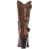 Dingo Nelly Cowboy Boots - Leather, Round Toe (For Women)