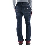 Carhartt Roscoe Denim Dungaree Jeans - Fleece Lined, Relaxed Fit (For Women)