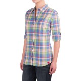 Dickies Plaid Roll-Up Shirt - Elbow Sleeve (For Women)