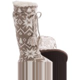 Muk Luks Grommet Boot Slippers (For Women)