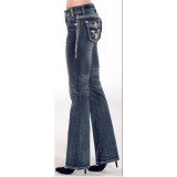 Rock & Roll Cowgirl Fleur-De-Lis Jeans - Mid Rise, Bootcut (For Women)