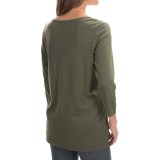 Paraphrase Slub-Knit Shirt - Cotton-Modal, 3/4 Sleeve (For Women