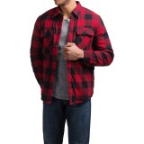 Visitor Flannel Sherpa-Lined Shirt Jacket (For Men)