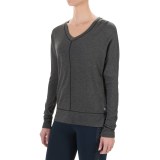 90 Degree by Reflex High-Low V-Neck Shirt - Long Sleeve (For Women)