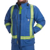 Carhartt Flame-Resistant Striped Coat - Insulated, Factory Seconds (For Men)