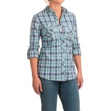 Jane Ashley Plaid Woven Shirt - Long Sleeve (For Women)