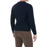 Peregrine by J.G. Glover Side Button Sweater - Peruvian Merino Wool (For Women)