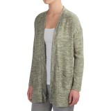 Harmony and Balance Hacci Tulip Back Cardigan Sweater - Open Front (For Women)