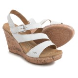 b.o.c Schirra Strappy Cork Wedge Sandals - Leather (For Women)