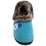 Acorn Chinchilla Flower Slippers - Boiled Wool (For Women)