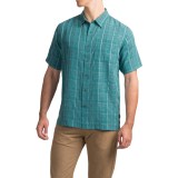 White Sierra Batista Plaid Shirt - Short Sleeve (For Men)