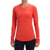 Zuala Latitude T-Shirt - V-Neck, Long Sleeve (For Women)