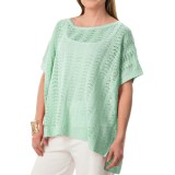 Joan Vass Boat Neck Dolman Sweater (For Women)