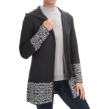 Cynthia Rowley Border Print Hooded Sweater (For Women)