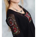 Roper Embroidered Twill Blouse - Long Sleeve (For Women)