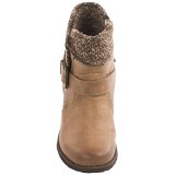 White Mountain Riza Buckle Ankle Boots - Sweater Collar (For Women)