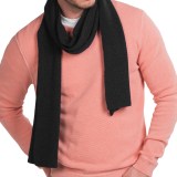 Forte Cashmere Ribbed Scarf - Cashmere (For Men)