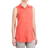 Jones & Co Linen Shirt - Sleeveless (For Women)