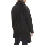 BB Dakota Belted Cardigan Sweater - Wool Blend (For Plus Size Women)
