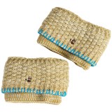 Bearpaw Knit Boot Toppers (For Women)