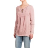 Cable & Gauge Peasant Shirt - Long Sleeve (For Women)