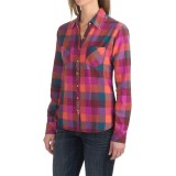Dickies Herringbone Plaid Shirt - Cotton Flannel, Long Sleeve (For Women)