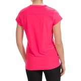 Vogo V-Neck Mesh T-Shirt - Short Sleeve (For Women)