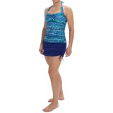 Badgley Mischka Adia Tankini Set (For Women)