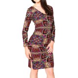 Satva Kanti Dress - Organic Cotton-Modal, Long Sleeve (For Women)