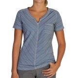ExOfficio Go-To Pocket Stripe T-Shirt - Short Sleeve (For Women)