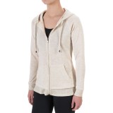 Harmony and Balance French Terry Hoodie - Zip Front (For Women)