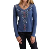 Roper Striking Southwest Thermal-Knit Shirt - Long Sleeve (For Women)