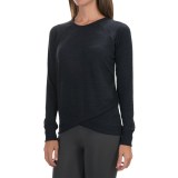 90 Degree by Reflex Cross Bottom Shirt - Long Sleeve (For Women)