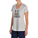 Under Armour UA Tech Twist Logo T-Shirt - Short Sleeve (For Women)