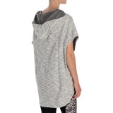 Steve Madden Oversized Hooded Wrap Top - Short Sleeve (For Women)