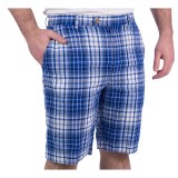 Fairway & Greene Madras Plaid Shorts - Flat Front, Cotton (For Men)