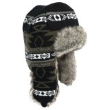 Chaos Pitt Trapper Hat - Ear Flaps, Faux-Fur Lining (For Men and Women)