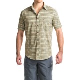 Woolrich Walnut Run Printed Shirt - Short Sleeve (For Men)