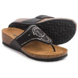 BioNatura Crystal II Flip-Flops - Leather (For Women)