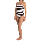 Tommy Bahama Rugby Stripe Bandeau One-Piece Swimsuit (For Women)