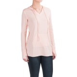 Workshop Andrea Jovine French Terry Hoodie Shirt - Long Sleeve (For Women)
