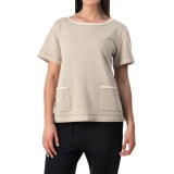 Lafayette 148 New York Relaxed Knit Shirt - Short Sleeve (For Women)