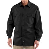 Carhartt Twill Work Shirt - Button-Up, Long Sleeve (For Big Men)