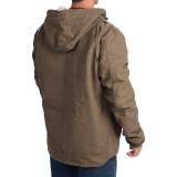 Carhartt Sandstone Hooded Multi-Pocket Jacket - Sherpa Lined (For Tall Men)