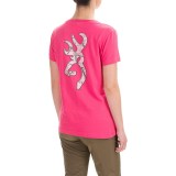 Browning Classic Fit T-Shirt - Crew Neck, Short Sleeve (For Women)